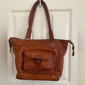 Rustic Leather Tote by Noonday Collection